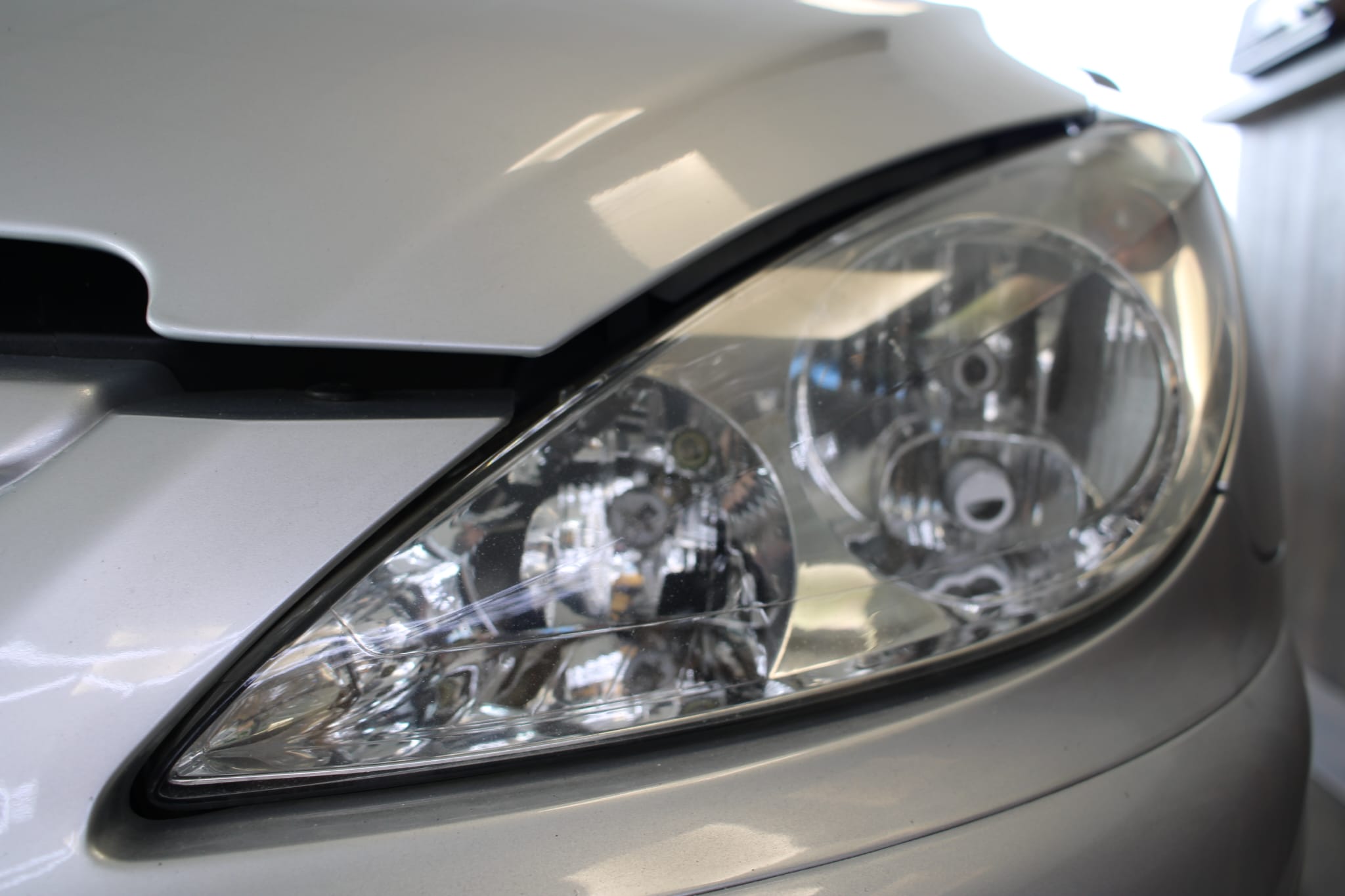 Koplampen hersteld van een Peugeot 307cc